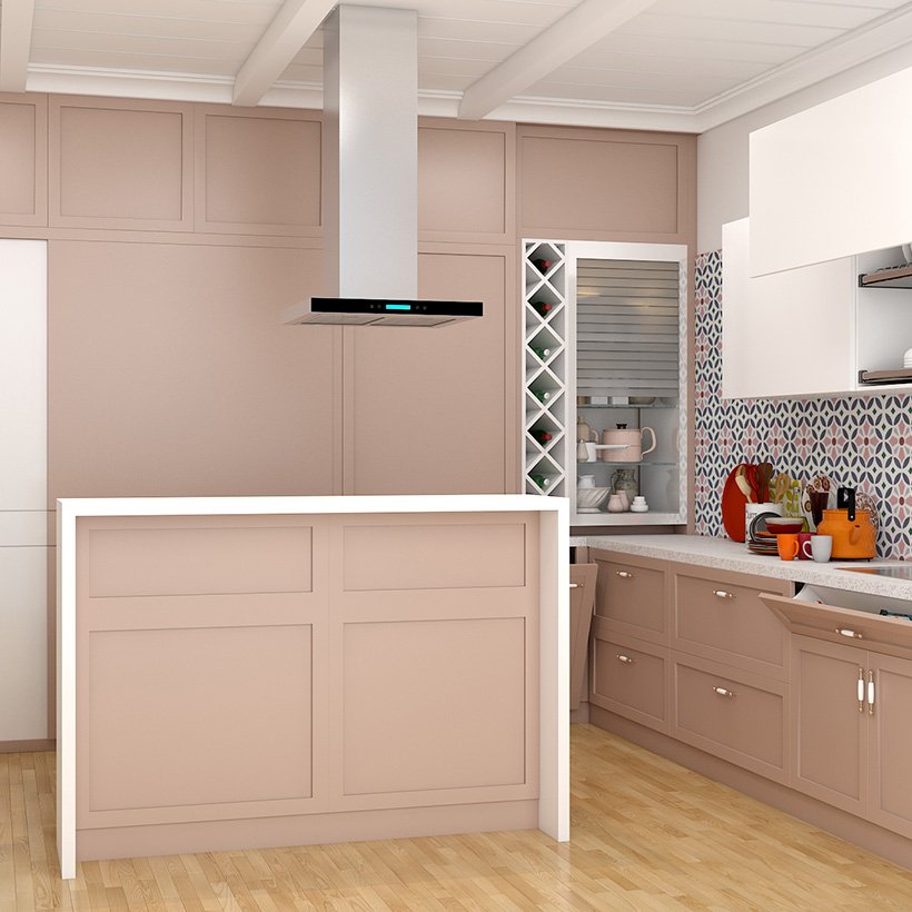 Measure space between ceiling and edges of cabinets and accordingly use it for kitchen storage